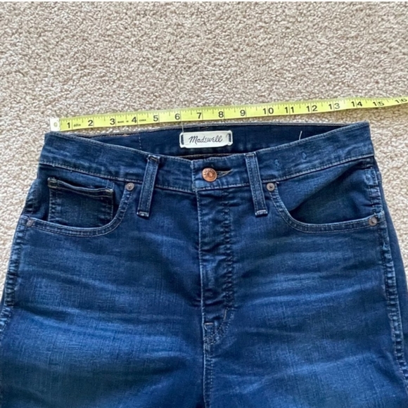 Madewell 10" High Rise Skinny dark wash - Picture 11 of 13